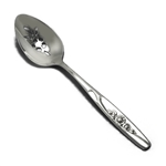 Twin Rose by Oneida, Stainless Tablespoon, Pierced (Serving Spoon)