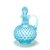 Hobnail Blue Opalescent by Fenton, Glass Cruet