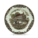 Heritage Hall, Brown & Colors by Johnson Bro, Ironstone Dessert Plate