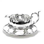 Winthrop by Reed & Barton, Silverplate Gravy Boat & Tray