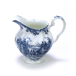 Coaching Scene Blue by Johnson Bro, Ironstone Cream Pitcher