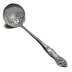 Lilyta by Stratford Silver Co., Silverplate Soup Ladle, Flat Handle