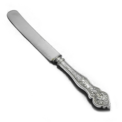 Louvre by Wm Bros Mfg. Co., Silverplate Luncheon Knife, Blunt Plated