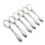 Mille Fleurs by Simpson, Hall & Miller, Sterling Ice Cream Spoons, Set of 6