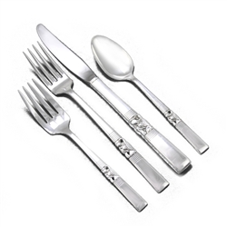 Morning Star by Community, Silverplate 4-PC Setting, Viande/Grille, Modern
