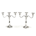 Prelude by International, Sterling Candelabrum Pair, 3-Branch