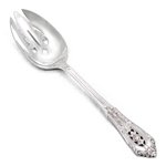 Rose Point by Wallace, Sterling Tablespoon, Pierced (Serving Spoon)
