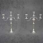 Strasbourg by Gorham, Sterling Candelabrum Pair, 3-Branch