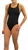 Adoretex Women's Polyester Wide Strap Training Swimsuit