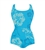 Adoretex Women's Hawaiian Flower Conservative Lap Suit Swimwear