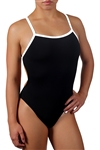 Female Solid Thin Strap Swim Suit