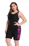 Adoretex Plus Size Womens Lycra Unitard Swimsuit