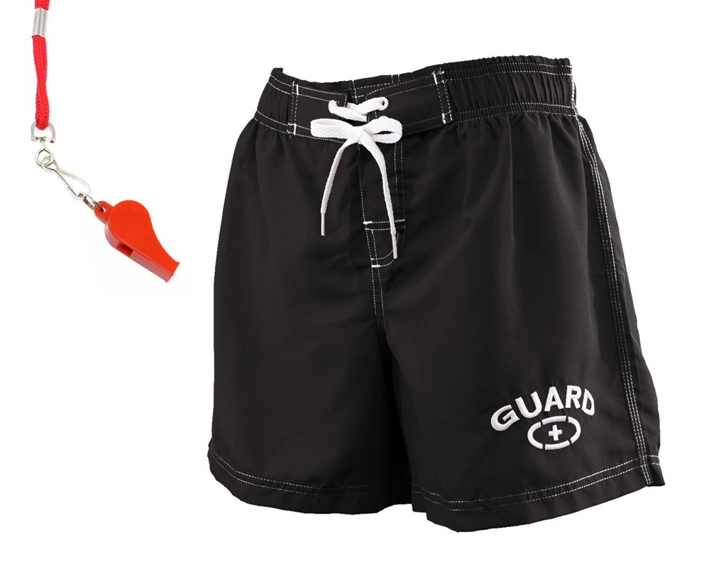 Women's Guard Board Short Swimwear (FGB06) with Free Whistle and Lanyard