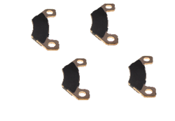 Brake Pads, set of 4. For Club Car  Carryall 294/XRT1500/1550