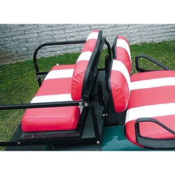 Golf Cart Custom Rear Stationary Seat Covers
