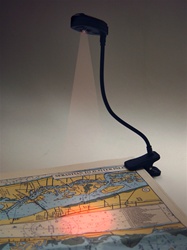 Preserve Your Night Vision With This Red LED Chart & Reading Light
