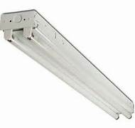 2 light 24 inch premium industrial-commercial grade T8 fluorescent fixture with electronic ballast