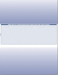 Solid Blue Middle Check Paper MICRpro