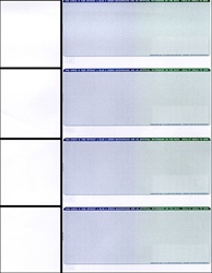 Personal Check Paper - 4 Checks per Page MICRpro