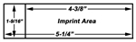 5.25" x 1.563" Single-Use Postage Tape, Box of 300