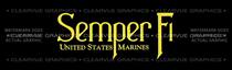 Semper Fi 3 Military Rear Window Graphic