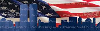 America Remembers Patriotic Rear Window Graphic