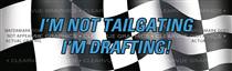 I'm Not Tailgating... Racing Rear Window Graphic