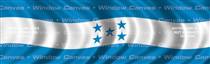 Honduras Flag Rear Window Graphic