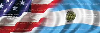 Amer. Pride, Argentina Hrtg. Flag Rear Window Graphic