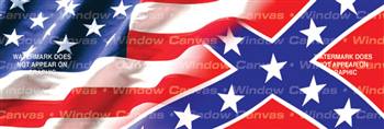 American Hrtg.,Southern Pride Flag Rear Window Graphic