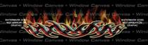 Hot Tribal Tattoo Rear Window Graphic