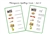 Green Spelling Cards, Cursive - Set A (PDF)