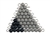 IFIT Montessori: Grey and Dark Grey Bead Stairs - 1 Set (C Beads)