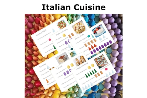 Mandala Recipe Cards - Italian Cuisine (PDF)