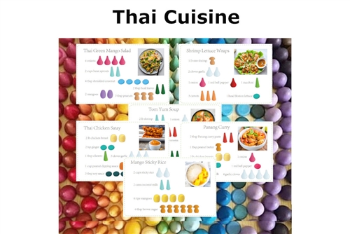 Mandala Recipe Cards - Thai Cuisine (PDF)