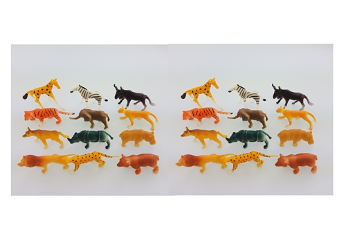 24 Wild Animal Miniatures