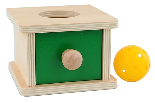 IFIT Montessori: Toddler Imbucare Box with Ball