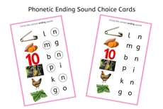 Pink Ending Sound Choice Cards (PDF)