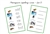 Green Spelling Cards, Cursive - Set B (PDF)