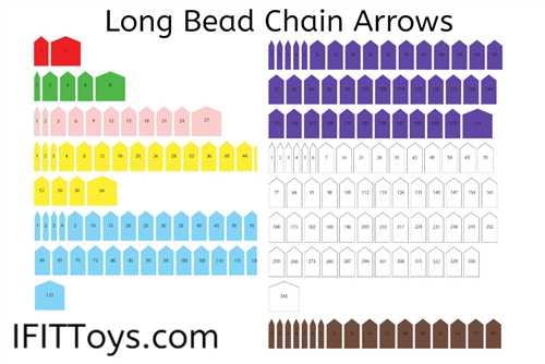 Long Bead Chain Arrows