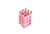 Pink Bead Cube (N Beads)