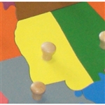IFIT Montessori: Mississippi - Puzzle Piece of USA (Wood Knob)