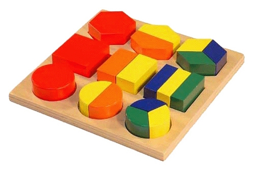 IFIT Montessori: Assembly Geometric Shape Tray