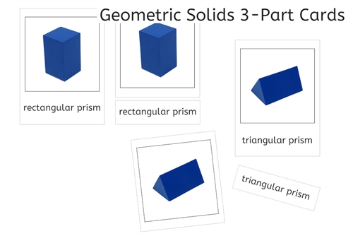Geometric Solids 3-Part Cards (PDF)