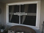 Double Window Screen, Side-to-Side, 60" to 104" wide x 35" to Less than 50" tall