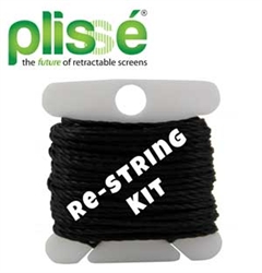 Plisse Single Retractable Screen Restring KitSingle Retractable Screen Replacement Fabric Assy