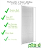 Plissé Single Retractable Door Screen