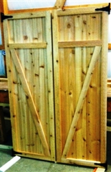 2-30"x72" Cedar Z Doors SHIPPING IS FREE !