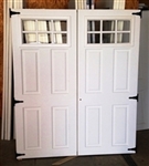 2-35 3/4 " x 78" 6 Lite Fiberglass Doors