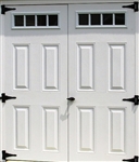 2-30 1/2" x 72" 4 Lite Fiberglass Doors  SHIPPING IS FREE